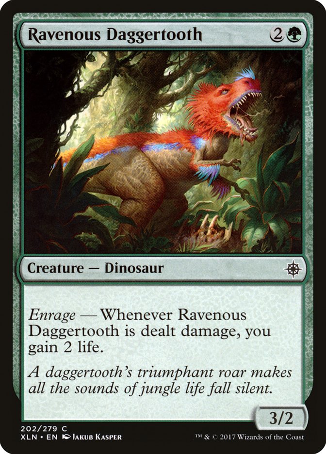 Magic the Gathering Card - Ravenous Daggertooth - MTG Circle