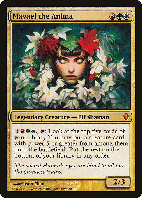 Magic the Gathering Card - Mayael the Anima - MTG Circle