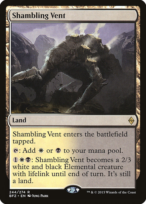 Magic the Gathering Card - Shambling Vent - MTG Circle