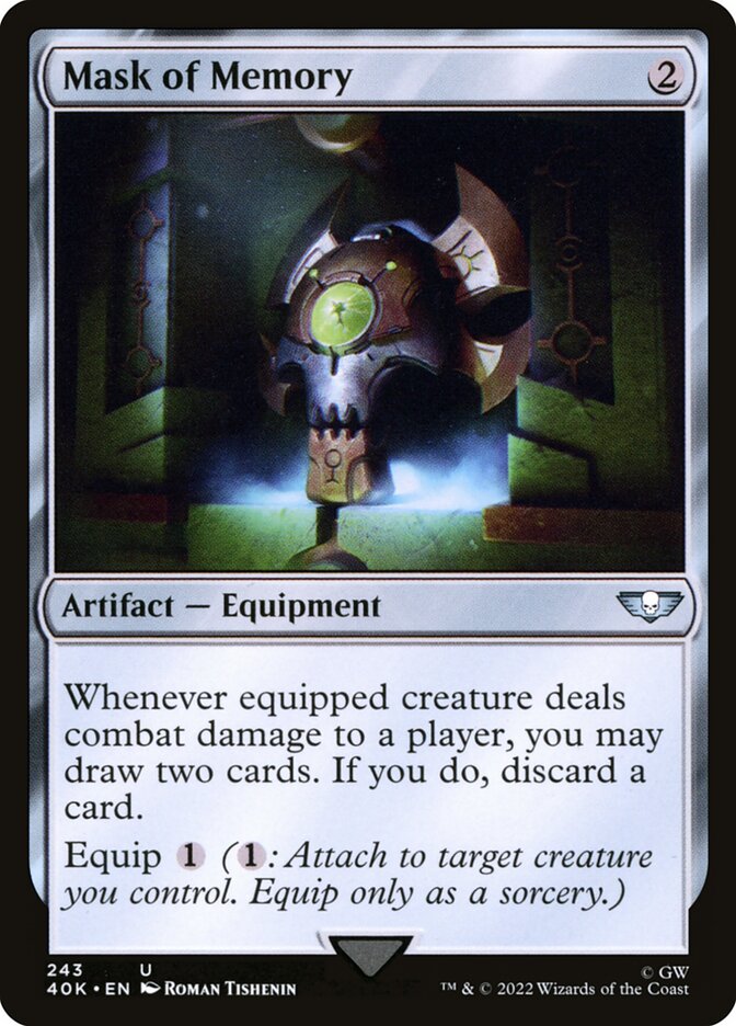 Magic the Gathering Card - Mask of Memory - MTG Circle