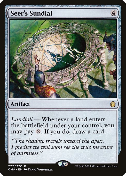 Magic the Gathering Card - Seer's Sundial - MTG Circle