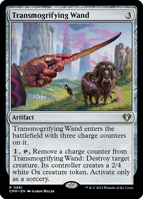 Magic the Gathering Card - Transmogrifying Wand - MTG Circle