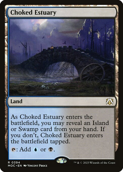 Magic the Gathering Card - Choked Estuary - MTG Circle