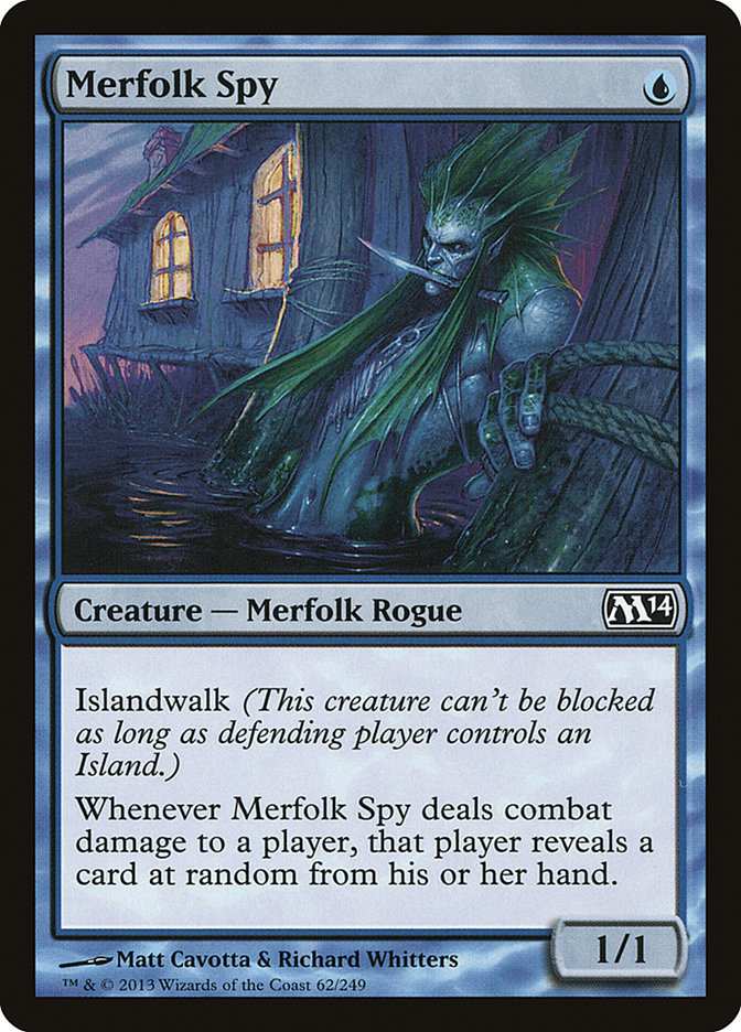 Magic the Gathering Card - Merfolk Spy - MTG Circle