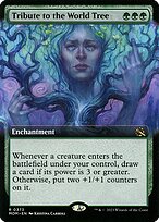 Magic the Gathering Card - Tribute to the World Tree - MTG Circle