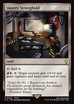 Magic the Gathering Card - Slayers' Stronghold - MTG Circle