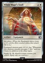 Magic the Gathering Card - White Mage's Staff - MTG Circle