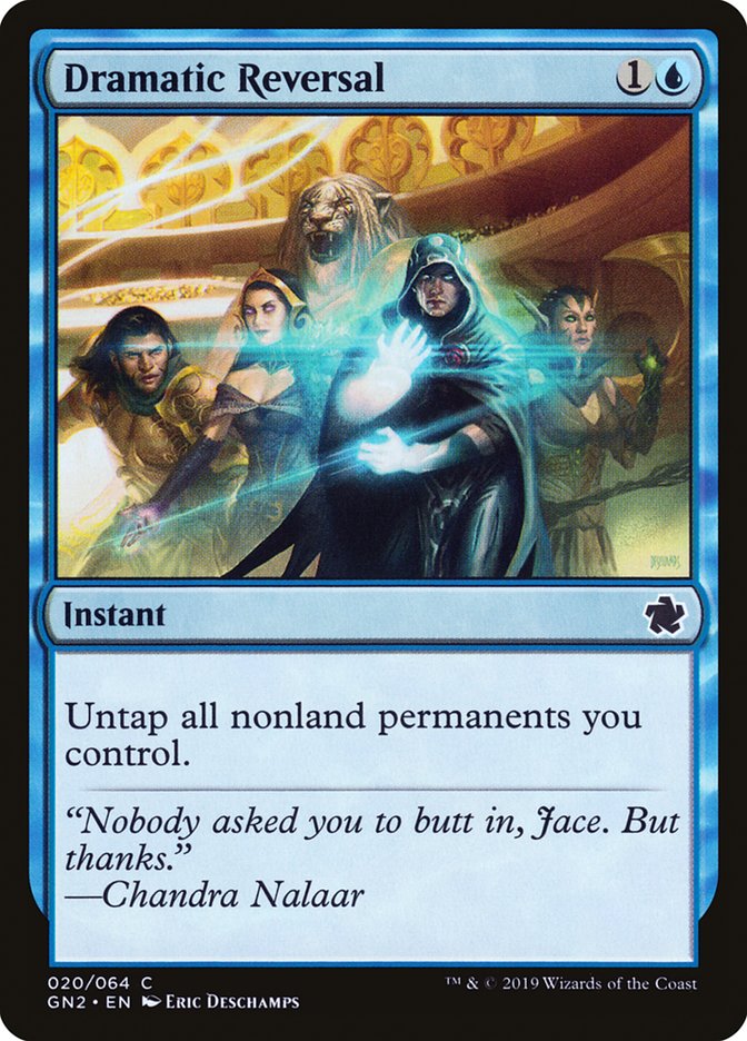 Magic the Gathering Card - Dramatic Reversal - MTG Circle