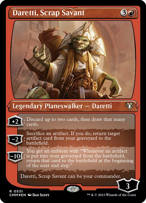 Magic the Gathering Card - Daretti, Scrap Savant - MTG Circle
