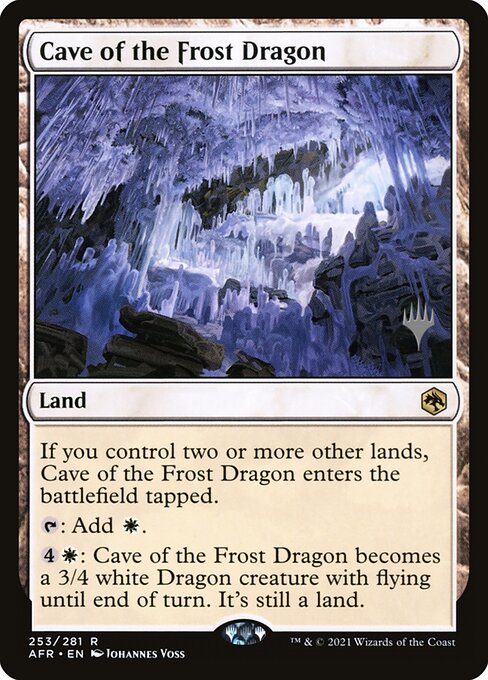 Magic the Gathering Card - Cave of the Frost Dragon - MTG Circle