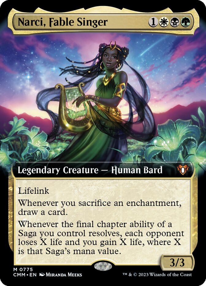 Magic the Gathering Card - Narci, Fable Singer - MTG Circle