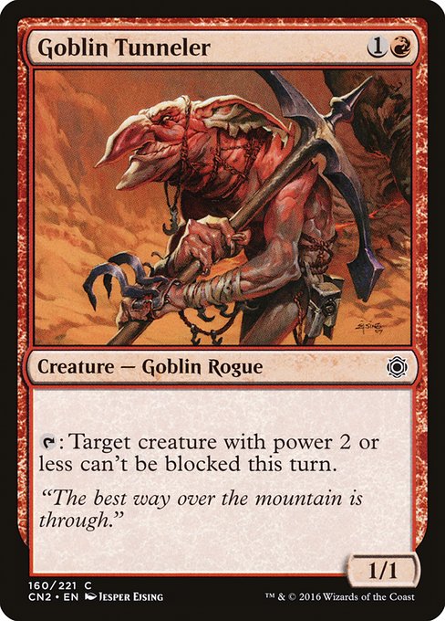Magic the Gathering Card - Goblin Tunneler - MTG Circle