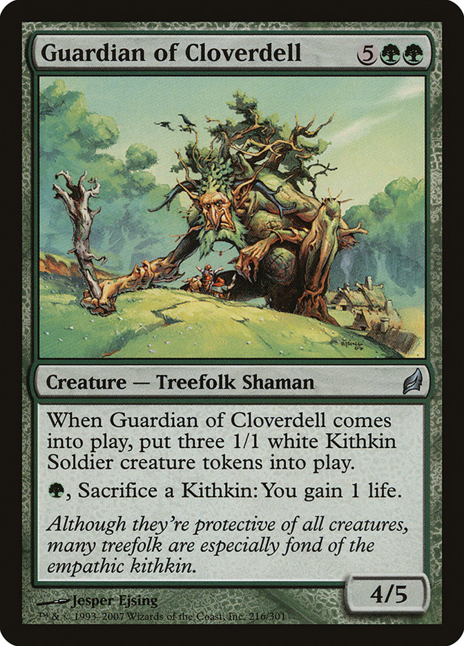 Magic the Gathering Card - Guardian of Cloverdell - MTG Circle