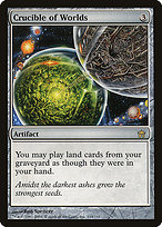 Magic the Gathering Card - Crucible of Worlds - MTG Circle