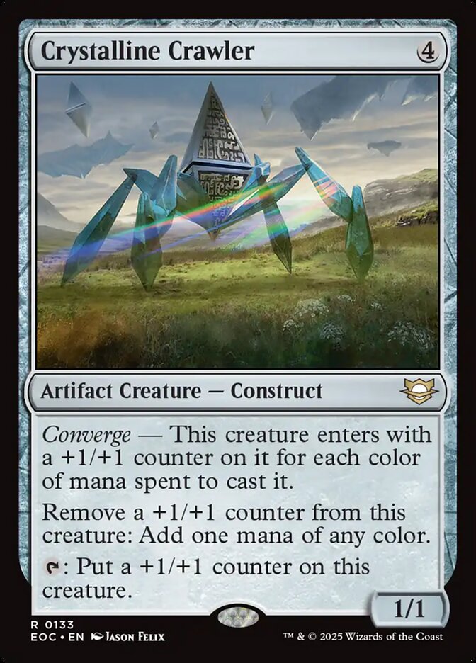 Magic the Gathering Card - Crystalline Crawler - MTG Circle