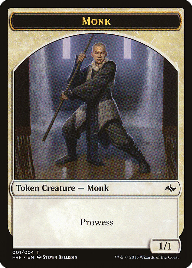 Magic the Gathering Card - Monk - MTG Circle