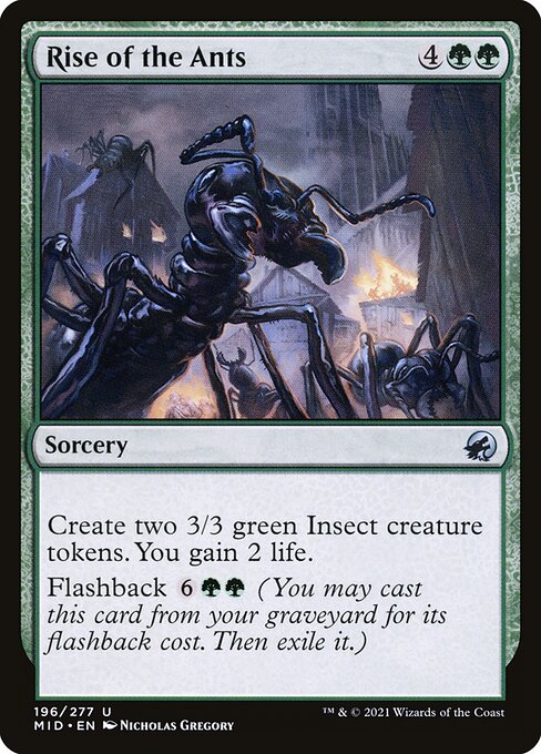 Magic the Gathering Card - Rise of the Ants - MTG Circle