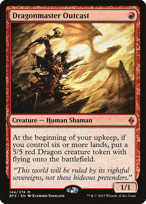Magic the Gathering Card - Dragonmaster Outcast - MTG Circle