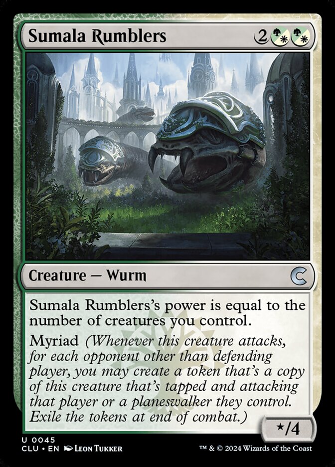 Magic the Gathering Card - Sumala Rumblers - MTG Circle