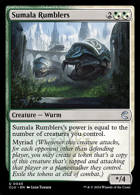 Magic the Gathering Card - Sumala Rumblers - MTG Circle