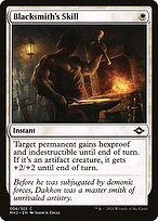 Magic the Gathering Card - Blacksmith's Skill - MTG Circle