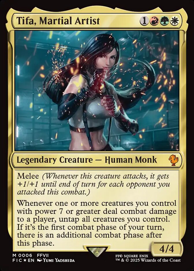 Magic the Gathering Card - Tifa, Martial Artist - MTG Circle