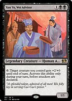 Magic the Gathering Card - Xun Yu, Wei Advisor - MTG Circle