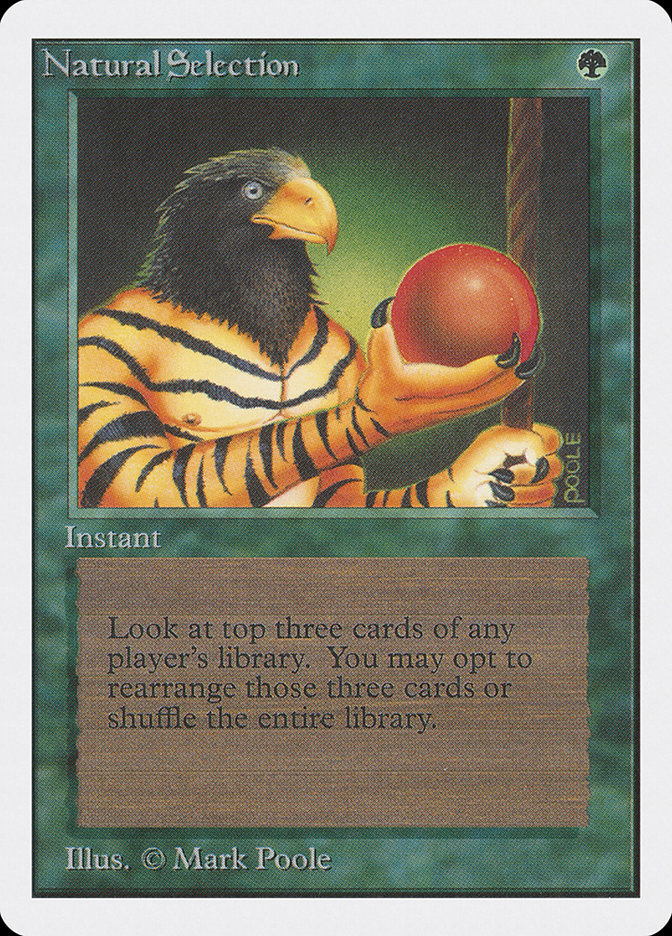 Magic the Gathering Card - Natural Selection - MTG Circle