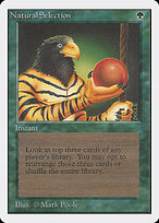 Magic the Gathering Card - Natural Selection - MTG Circle