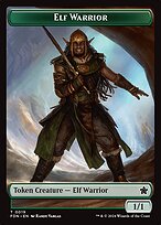 Magic the Gathering Card - Elf Warrior - MTG Circle