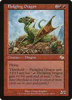 Magic the Gathering Card - Fledgling Dragon - MTG Circle