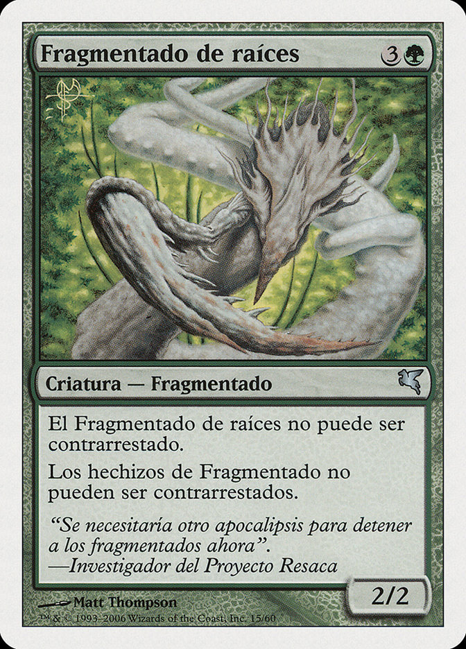 Magic the Gathering Card - Root Sliver - MTG Circle
