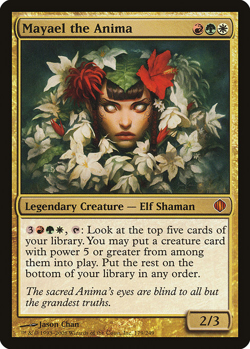 Magic the Gathering Card - Mayael the Anima - MTG Circle