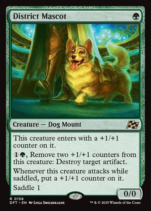 Magic the Gathering Card - District Mascot - MTG Circle