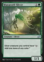 Magic the Gathering Card - Manaweft Sliver - MTG Circle