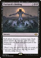 Magic the Gathering Card - Patriarch's Bidding - MTG Circle