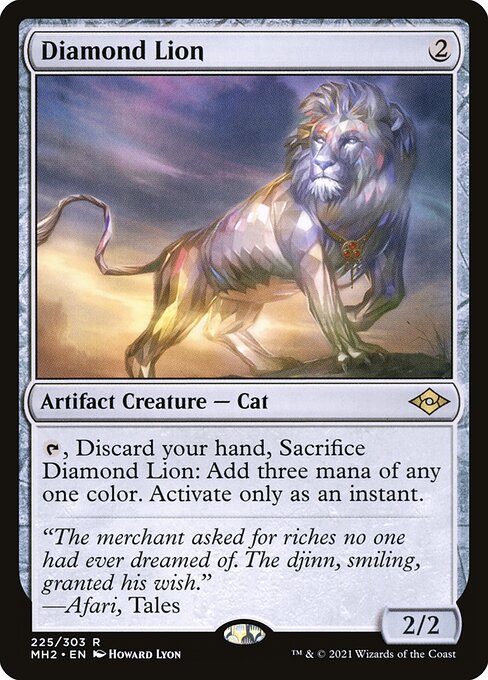 Magic the Gathering Card - Diamond Lion - MTG Circle
