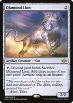 Magic the Gathering Card - Diamond Lion - MTG Circle