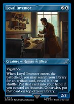 Magic the Gathering Card - Loyal Inventor - MTG Circle