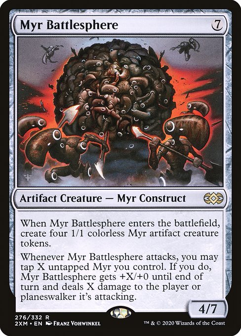 Magic the Gathering Card - Myr Battlesphere - MTG Circle