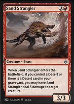 Magic the Gathering Card - Sand Strangler - MTG Circle