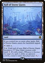 Magic the Gathering Card - Hall of Storm Giants - MTG Circle