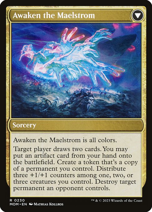 Magic the Gathering Card - Awaken the Maelstrom - MTG Circle