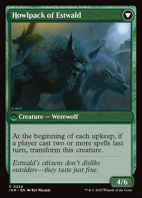 Magic the Gathering Card - Howlpack of Estwald - MTG Circle