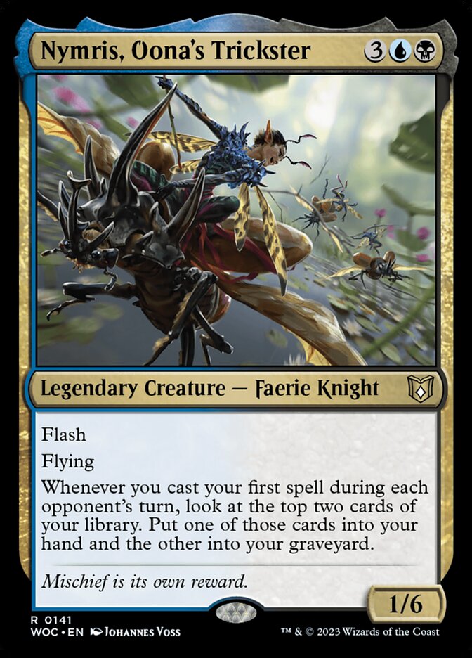 Magic the Gathering Card - Nymris, Oona's Trickster - MTG Circle