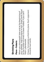 Magic the Gathering Card - Shrinking Plane - MTG Circle