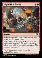 Magic the Gathering Card - Highway Robbery - MTG Circle