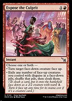 Magic the Gathering Card - Expose the Culprit - MTG Circle
