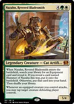 Magic the Gathering Card - Nazahn, Revered Bladesmith - MTG Circle