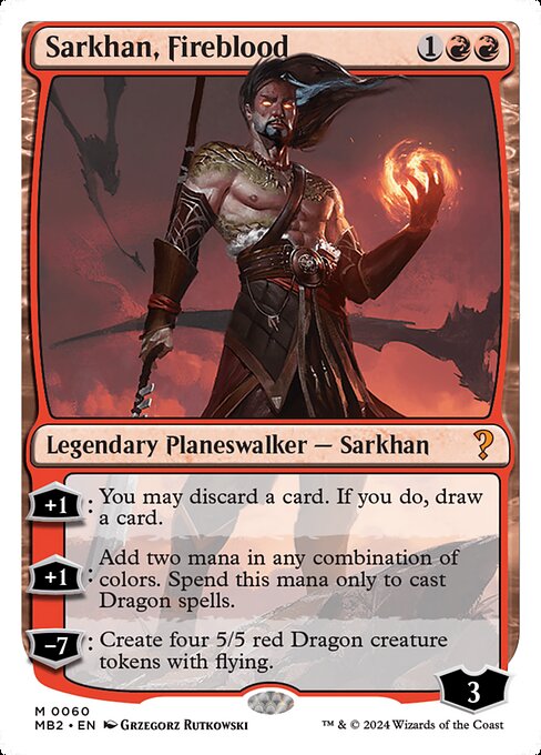 Magic the Gathering Card - Sarkhan, Fireblood - MTG Circle